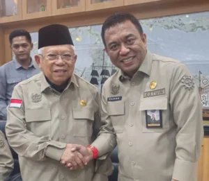 Diskusi program kerakyatan di kediaman KH Ma’ruf Amin