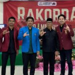 Pengurus KNPI Sulsel menghadiri pembukaan Rakorda IMM Sulsel di Kabupaten Enrekang
