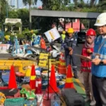 Manager PLN UP3 Serpong memeriksa kesiapan peralatan jasa konstruksi dan perlengkapan keselamatan kerja