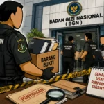 Penyidik Kejaksaan Agung melakukan penggeledahan di kantor Badan Gizi Nasional di Jakarta.