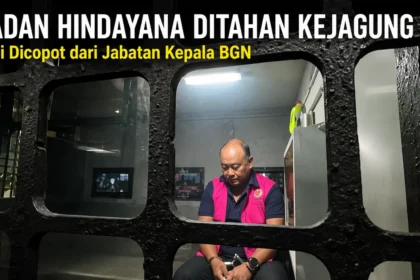 Dadan Hindayana saat menjalani pemeriksaan di Kejaksaan Agung.