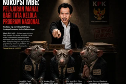 Kasus korupsi Program Makan Bergizi Gratis memicu evaluasi tata kelola Badan Gizi Nasional.