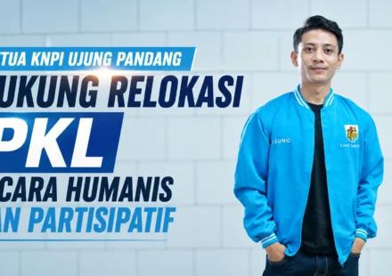 Ketua KNPI Ujung Pandang mendukung relokasi PKL secara humanis di Kota Makassar