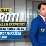 Aktivitas bongkar muat perusahaan ekspedisi di badan jalan menjadi sorotan KNPI Kecamatan Tallo.
