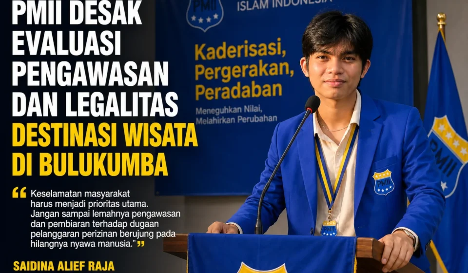 Tragedi Pantai Apparalang Bulukumba menjadi sorotan PMII FIKOM Universitas Handayani Makassar.