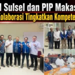 Pengurus HNSI Sulsel melakukan audiensi dengan PIP Makassar membahas pelatihan dan sertifikasi nelayan.
