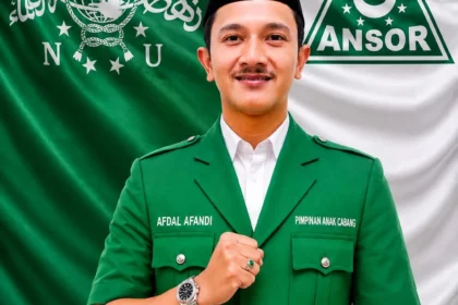 Ketua PAC GP Ansor Mamajang Afdal Afandi mendukung Konfercab VIII GP Ansor Makassar.