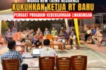 Warga New Taeng Residence menggelar musyawarah dan mengukuhkan Ketua RT baru, Gowa.