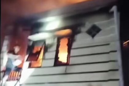 Gambar: screenshot kebakaran rumah di Jalan Sabutung Kota Makassar