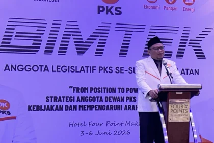 Bimtek anggota legislatif PKS Sulawesi Selatan di Makassar.