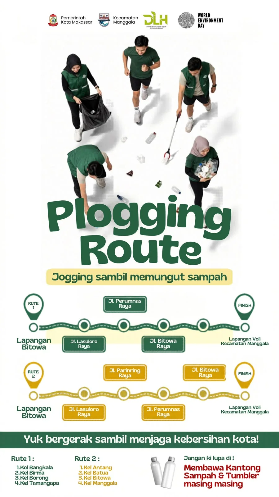 Flyer Plooging Route Kecamatan Manggala