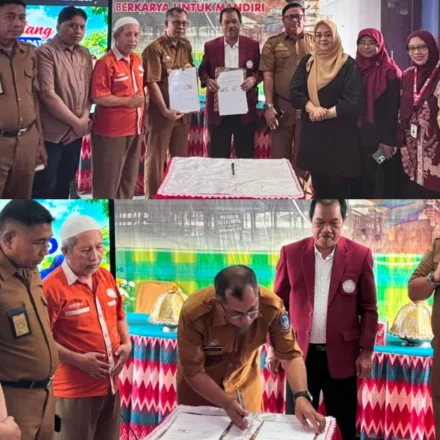 Penandatanganan MoU antara Universitas Patompo dan SLB Negeri 1 Makassar dalam rangka memperkuat pendidikan inklusif bagi penyandang disabilitas.