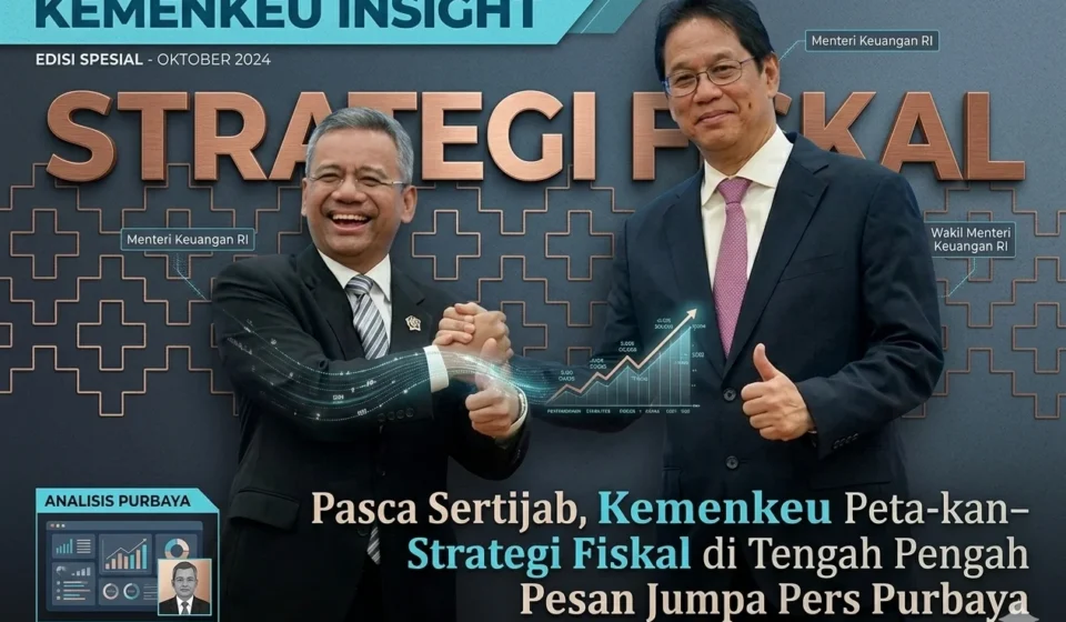 Purbaya Yudhi Sadewa saat menyampaikan keterangan dalam jumpa pers serah terima jabatan Menteri Keuangan.